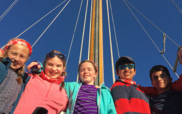 Kids on Sailboat