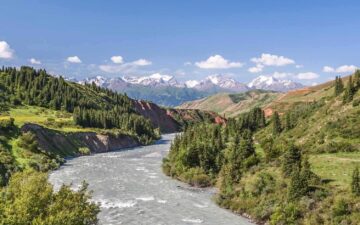 Anchor Coalition: landscape shot of Kyrgyzstan River